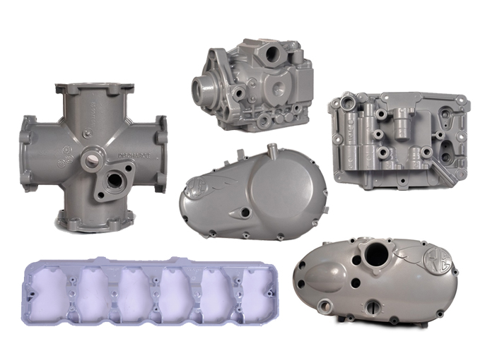 Shot blasting yang berbeda untuk die casting aluminium